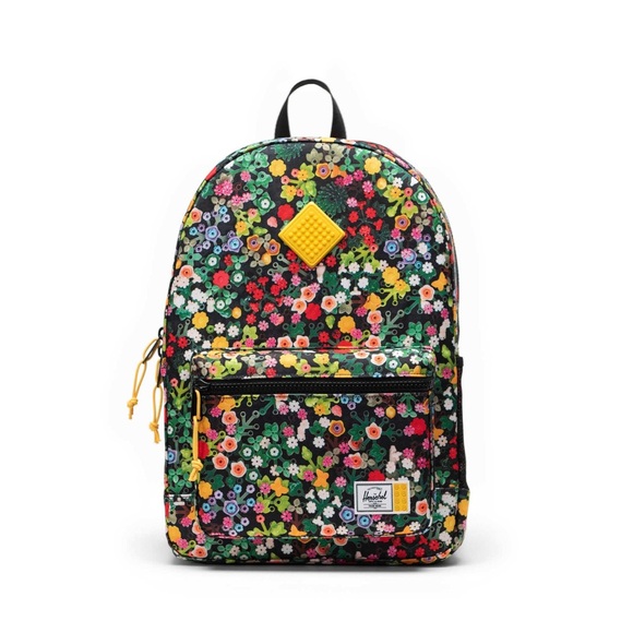 New LEGO® Herschel Heritage™ Youth Backpack Scavenger Hunt Meadow NWT - Picture 3 of 12